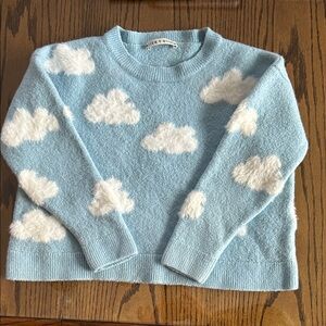 Alice + Olivia Sky Blue Cloud Sweater